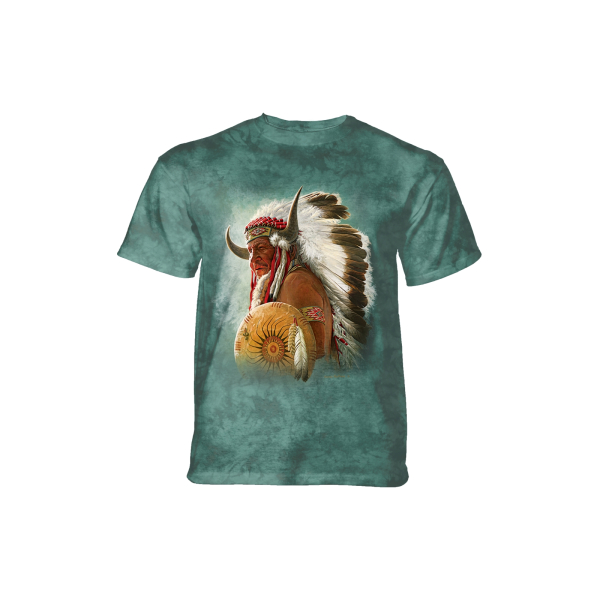 The Mountain Erwachsenen T-Shirt "Native American Portrait"