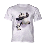 The Mountain Kinder T-Shirt Panda Climb