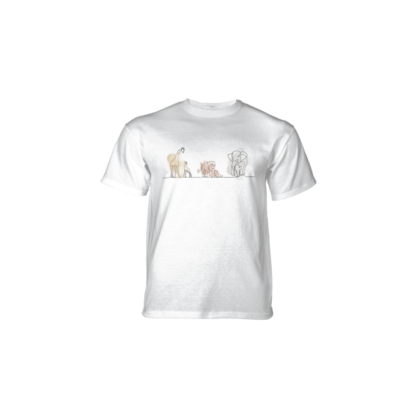 The Mountain Kinder T-Shirt "Zoo Collage Sketch"