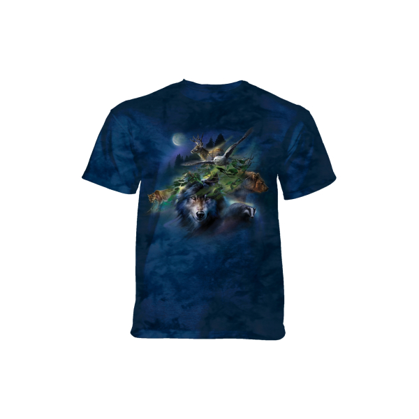 The Mountain Erwachsenen T-Shirt "Moonlit Collage"