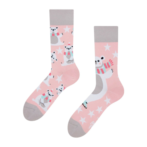 Dedoles Unisex Socken "Eislaufender Eisbär"