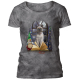 The Mountain Damen Scoop T-shirt "Hocus Pocus Cat"