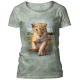 The Mountain Damen Scoop T-shirt "Lion Cub"