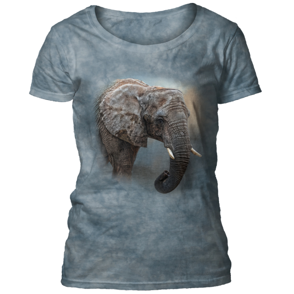 The Mountain Damen Scoop T-shirt "Mighty Elephant"