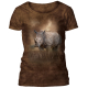 The Mountain Damen Scoop T-shirt "Stand Your Ground"