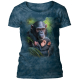 The Mountain Damen Scoop T-shirt "Chimp Love"