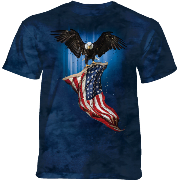 The Mountain Erwachsenen T-Shirt "Symbol of America Blue"