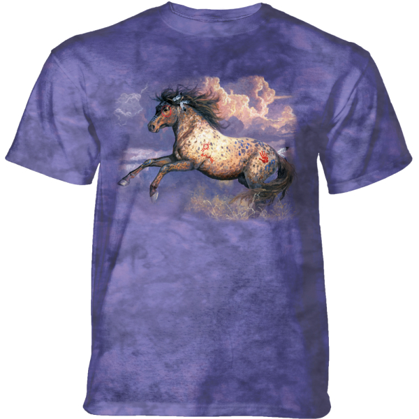 The Mountain Erwachsenen T-Shirt "The Old Warrior Horse"