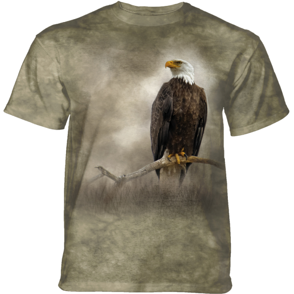 The Mountain Erwachsenen T-Shirt "A Visitor to the Meadow Eagle"