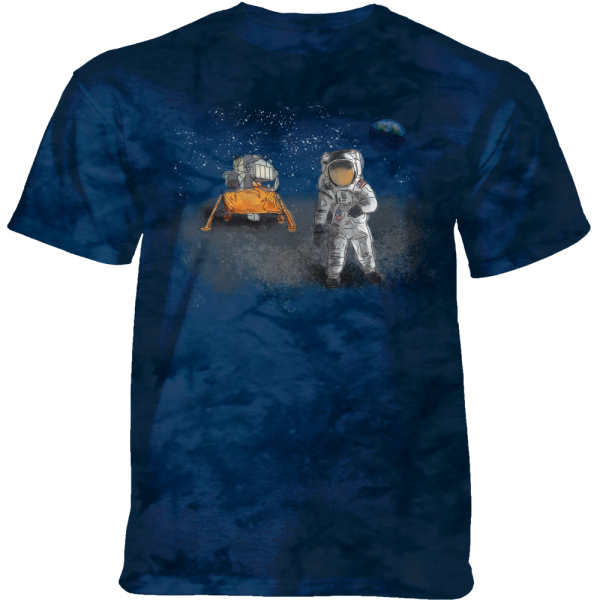 The Mountain Erwachsenen T-Shirt "Moon Landing Sketch"