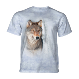 The Mountain Kinder T-Shirt "Grey Wolf In The...
