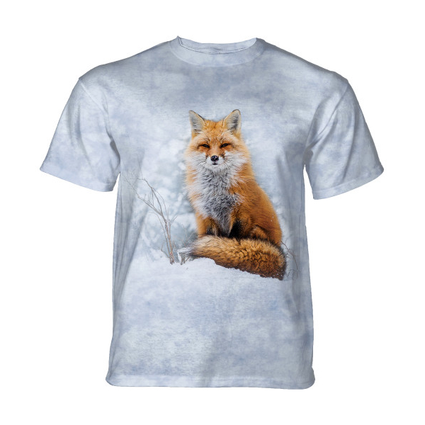The Mountain Erwachsenen T-Shirt "Red Fox In Winter"