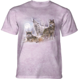 The Mountain Kinder T-Shirt "Winter Moonrise...