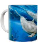 Kaffeetasse, Mug, Kaffebecher "Dolphins"