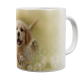Kaffeetasse, Mug, Kaffebecher "Dandelions - Golden Pup"
