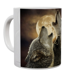 Kaffeetasse, Mug, Kaffebecher "Wolf Trinity"