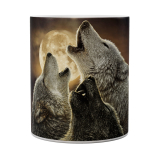 Kaffeetasse, Mug, Kaffebecher "Wolf Trinity"