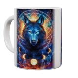 Kaffeetasse, Mug, Kaffebecher "Dreamcatcher Wolf"