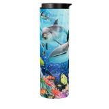 Thermobecher, Coffee to Go, Barista Tumbler "Dolphins Delight"