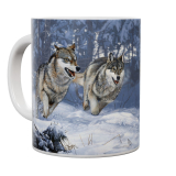 Kaffeetasse, Mug, Kaffebecher "On Track - Wolves"
