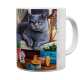 Kaffeetasse, Mug, Kaffebecher "British Cats"