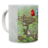 Kaffeetasse, Mug, Kaffebecher "Rail Birds"