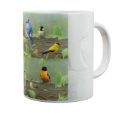 Kaffeetasse, Mug, Kaffebecher "Rail Birds"