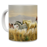 Kaffeetasse, Mug, Kaffebecher "Band Of Thunder - Horses"