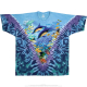 Caribbean Treasure Aquatic Tie Dye T-shirt