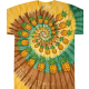 Pineapple Spiral Food Tie Dye T-shirt