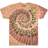Peanut Spiral Food Tie Dye T-shirt
