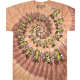 Peanut Spiral Food Tie Dye T-shirt