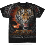 Tribal Tiger Exotic Wildlife T-shirt