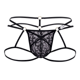 CandyMan Herren Thong Schwarz S/M