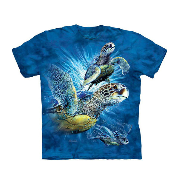 The Mountain Kinder T-Shirt "Find 9 Sea Turtles" M