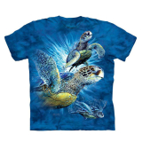 The Mountain Kinder T-Shirt "Find 9 Sea Turtles" M