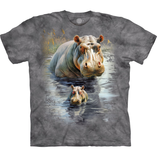 The Mountain Erwachsenen T-Shirt "River Hippos"