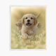 Fleecedecke "Golden Pup - Dandelions"