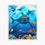 Fleecedecke "Great White Shark"