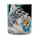 Kaffeetasse, Mug, Kaffebecher "Earth Light - White Tiger"