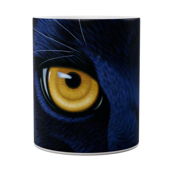 Kaffeetasse, Mug, Kaffebecher "Golden Vision - Panther"