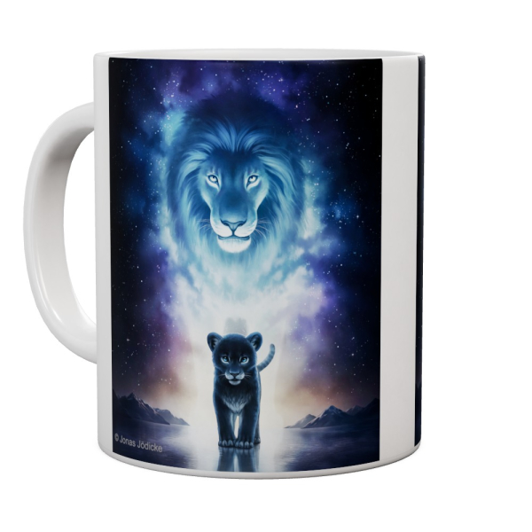 Kaffeetasse, Mug, Kaffebecher "A Kings Path - Lion"