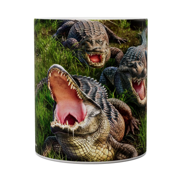 Kaffeetasse, Mug, Kaffebecher "Alligators"