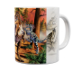 Kaffeetasse, Mug, Kaffebecher "Dino Battle"