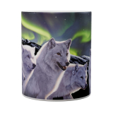 Kaffeetasse, Mug, Kaffebecher "Northern Lights"