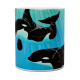 Kaffeetasse, Mug, Kaffebecher "Orca Play"