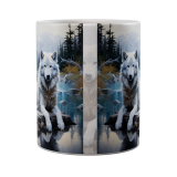 Kaffeetasse, Mug, Kaffebecher "White Wolf At The...