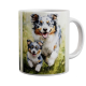 Kaffeetasse, Mug, Kaffebecher "Father And Son Australian Shepherd"