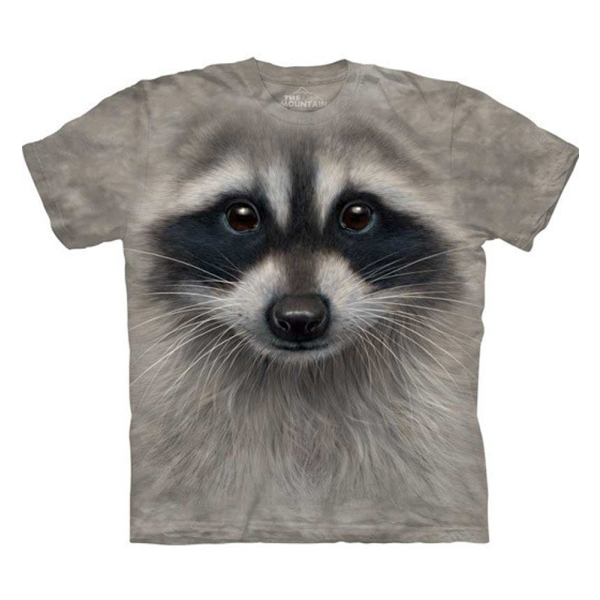 The Mountain Erwachsenen T-Shirt "Raccoon Face"  S