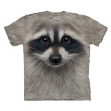 The Mountain Erwachsenen T-Shirt "Raccoon Face"  S